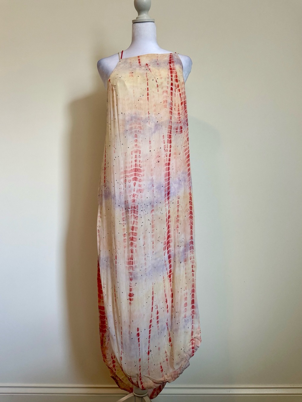 Free People Remember When Maxi Top tie dye size small